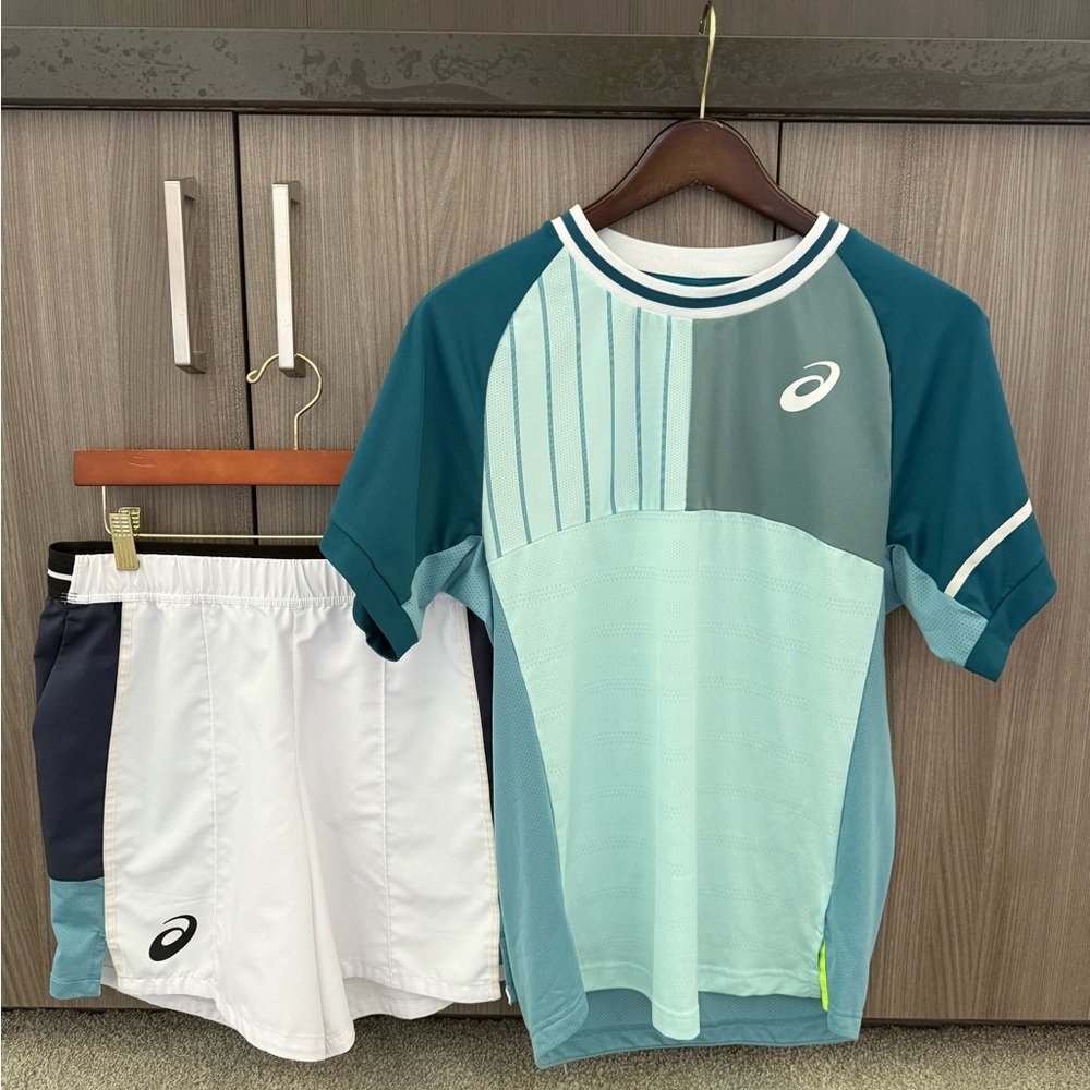 🚨Asics Men’s Tennis Tee & Shorts - 2023 US OPEN Outfit - Men’s Medium🚨